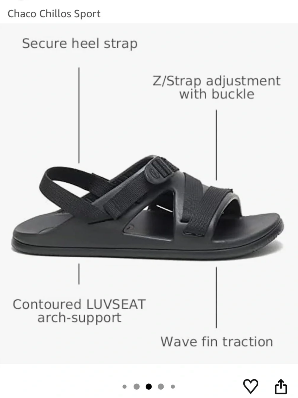 Chaco Mens Chillos Sport Sandal
